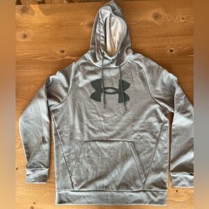 Under Armour MENS Medium Fleece Big Logo Hoodie. Gently used!